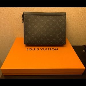 SOLD -Pochette Voyage MM Monogram Eclipse Canvas